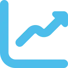 Chat growth icon